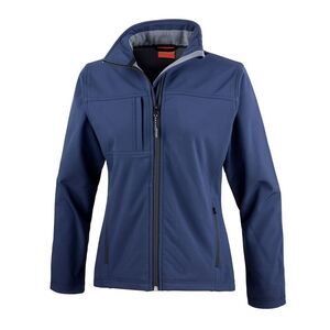 Result Womens/Ladies Classic Soft Shell Jacket / Navy